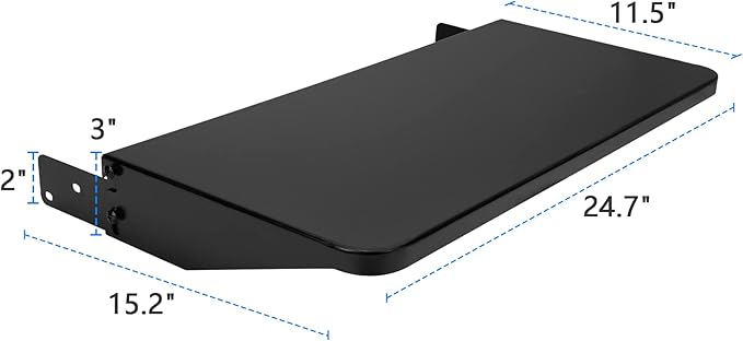 Stanbroil Folding Front Shelf for Traeger Pro 22, Pro 575 and Ironwood 650 Series, BAC362 Folding Shelf, Grill Accessories for Traeger Pellet Grills, 25" L x 12" W