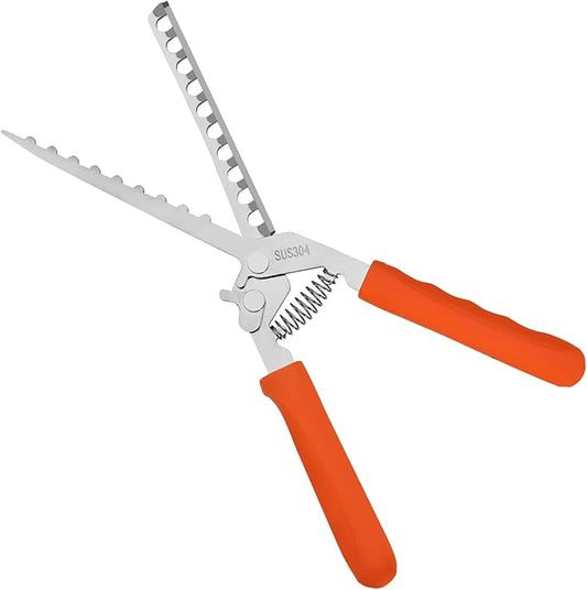 Rib Membrane Removal Tool Stainless Steel Rib Skinner & Rib Prep Tool for BBQ Grilling and Cooking, Easy Insert Pointed Tip, Ergonomic Non-Slip Silicone Handle, Dishwasher Safe