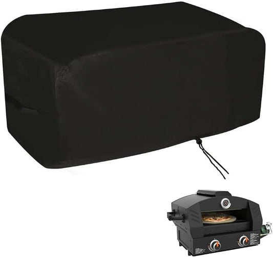 Pizza Oven Cover for Blackstone Tabletop Oven with 15" Cordierite Stone | 33x26x18,Waterproof Dustproof Heavy Duty Oxford Fabric,for Blackstone 15in Pizza Maker 6964/6963/6962/6961/6960