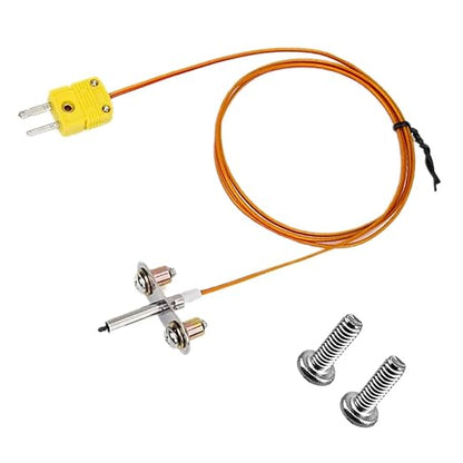 Thermocouple Probe Kit Replacement Parts KIT0422 for Traeger D2 PRO 575/780 Series & Ironwood 650/885 Wood Pellet Grill，Temperature Sensor Thermometer Probe