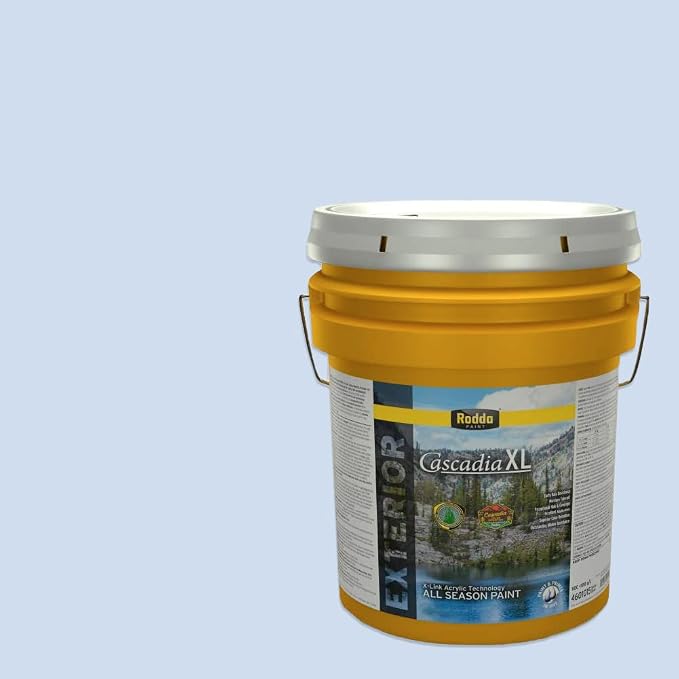 Rodda Paint CASCADIA XL Exterior Velvet Paint & Primer in One, 5-Gallon, Fluid Blue