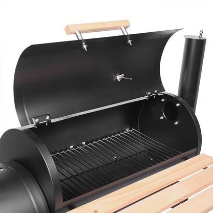 Heavy Duty BBQ Grill,Outdoor Barbecue Kettle Charcoal Grill with15cm Plastic Wheel and Thicken Chromeplated Grate Portable BBQ Grill High Temperature Spray Paint for Picnic Backyard Camping