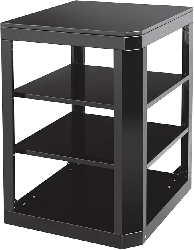 96" Modular Outdoor Kitchen Island with Side Burner, 6-Burner 95,500 BTU Propane BBQ Island, Refrigerator, Bar Counter, Integrated Sink & 3-Tier Corner Cabinet, Black