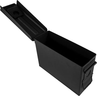 GUGULUZA Metal Ammo Can 30 50 Cal, Waterproof Airtight Ammo Containers Case | Heavy-Duty Ammunition Storage Case Military Container, Lockable Box w/Flip Top for Long-Term Storage Bullet, 30Cal and 50 Cal