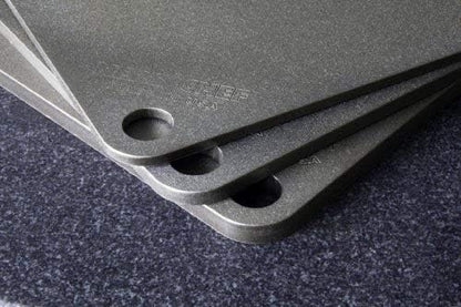 NerdChef Steel Stone - High Performance Pizza Baking | Made in USA (14.5" x 16") - (.375" Thick - Pro)