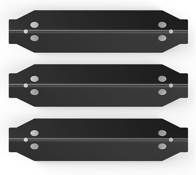 Grill Heat Plates Replacement Parts for Dyna-Glo 3 Burner Gas Grill, Porcelain Steel Heat Tents for Dyna-Glo DGC310CNP-D, DGC310RNP-D, DGC310BNP-D Grill Models, 3 Pack