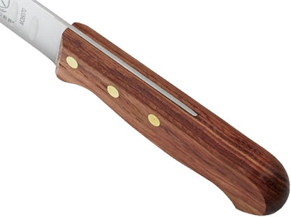 Mercer Culinary Praxis Granton Edge Slicer with Rosewood Handle, 12 Inch, Wood