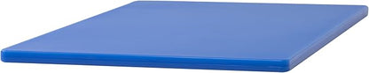 Winco 12" x 18" Blue Heavy-Duty Cutting Board (Set of 6) | Dishwasher safe, Stain resistant, Minimizes dulling, Great for Charcuterie, Cheese, Appetizers and Buffet Displays