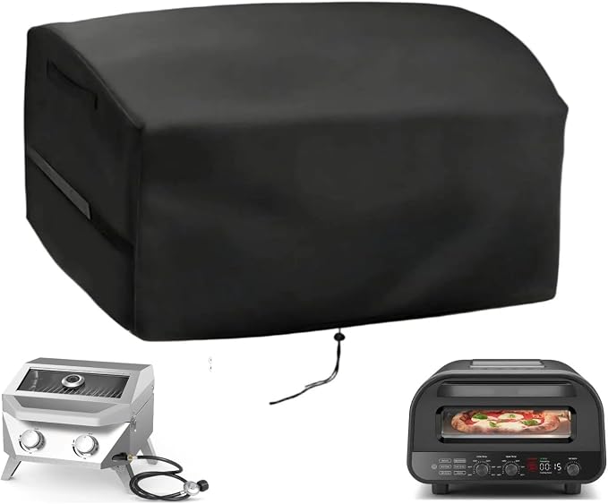 Pizza Oven Cover for BESTFIRE Gas Grill 2 Burner,for CHEFMAN Pizza Oven | 17x19x11,Waterproof Dustproof Heavy Duty Oxford Fabric,for Bestfire 2 Burner Grill BFEQT42CAS-T,for Chefman 12 In Oven