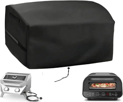 Pizza Oven Cover for BESTFIRE Gas Grill 2 Burner,for CHEFMAN Pizza Oven | 17x19x11,Waterproof Dustproof Heavy Duty Oxford Fabric,for Bestfire 2 Burner Grill BFEQT42CAS-T,for Chefman 12 In Oven