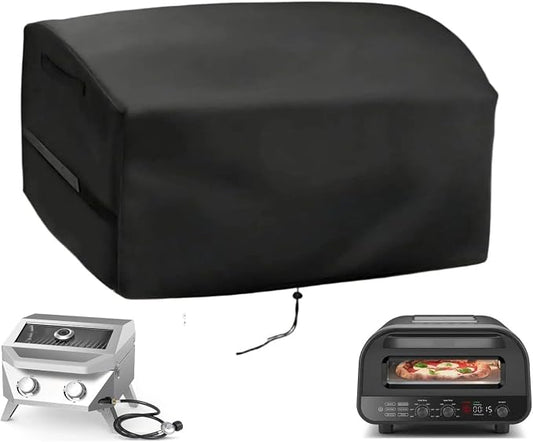 Pizza Oven Cover for BESTFIRE Gas Grill 2 Burner,for CHEFMAN Pizza Oven | 17x19x11,Waterproof Dustproof Heavy Duty Oxford Fabric,for Bestfire 2 Burner Grill BFEQT42CAS-T,for Chefman 12 In Oven