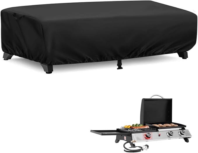 Mini Tabletop Grill Cover for Royal Gourmet PD1305H 3 Burner Propane Grill | 32x19x10,Waterproof Dustproof Heavy Duty Oxford Fabric,for Royal Gourmet PD1305H 3-in-1 Gas Grill Griddle Combo