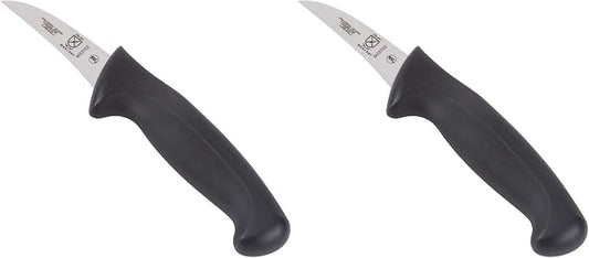 Mercer Culinary M22102 Millennia Black Handle, 2.5-Inch, Peeling/Tourne Knife (Pack of 2)