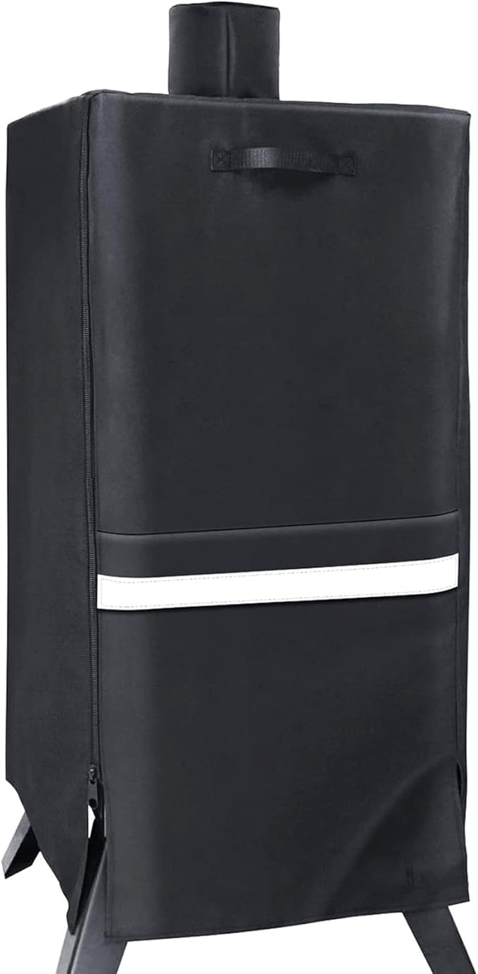 Grisun Vertical Pellet Smoker Cover for Pit Boss 4/5 Series, PBV4PS1, PBV4PS2, PBV5P1, PBV5PW1, 4 II Series PB10739, 600D Anti-Fade Waterproof 73550 Grill Cover for Pro Series 4 Smokers, Zipper Design