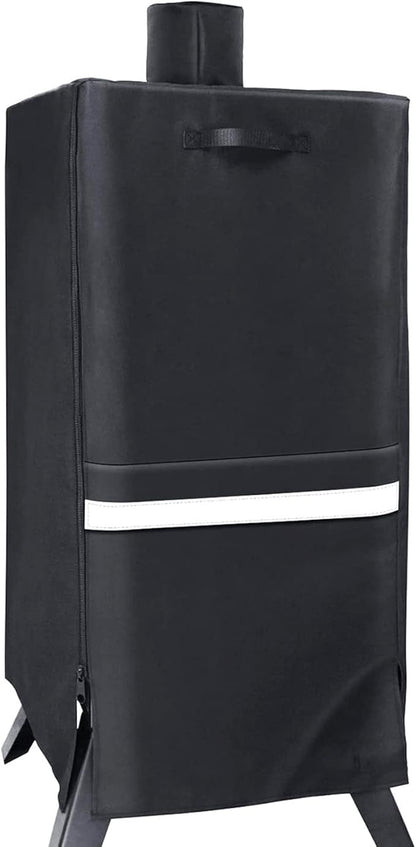 Grisun Vertical Pellet Smoker Cover for Pit Boss 4/5 Series, PBV4PS1, PBV4PS2, PBV5P1, PBV5PW1, 4 II Series PB10739, 600D Anti-Fade Waterproof 73550 Grill Cover for Pro Series 4 Smokers, Zipper Design