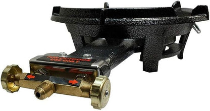 13" Diameter Outdoor Portable Propane Super Gas Stove Burner Heavy Cast Iron Camping Cookware