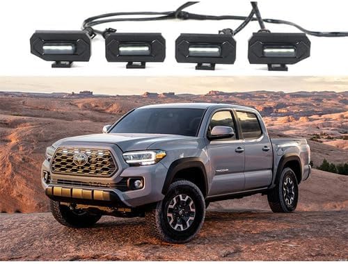 Suitable for 2020 Toyota Tacoma Trd Grille Lights(Yellow shell yellow light)