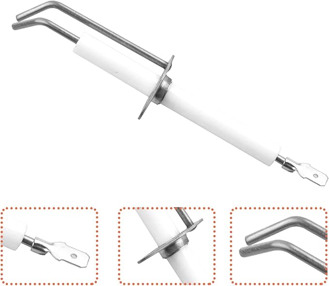 Ceramic Electrode Grill Igniters Replacement for Viking 316-911, VGBQ 30 in T Series, VGBQ 41 in T Series, VGBQ 53 in T Series, VGBQ030-2T, VGBQ300-2RT/E, 4 Pack