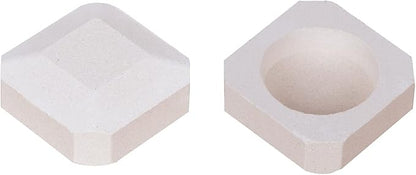 GasSaf Ceramic Briquettes Replacement for Lynx L27, L30, L42, CS30 and Other Gas Grills, 2" by 2" Each, Set of 50 pcs