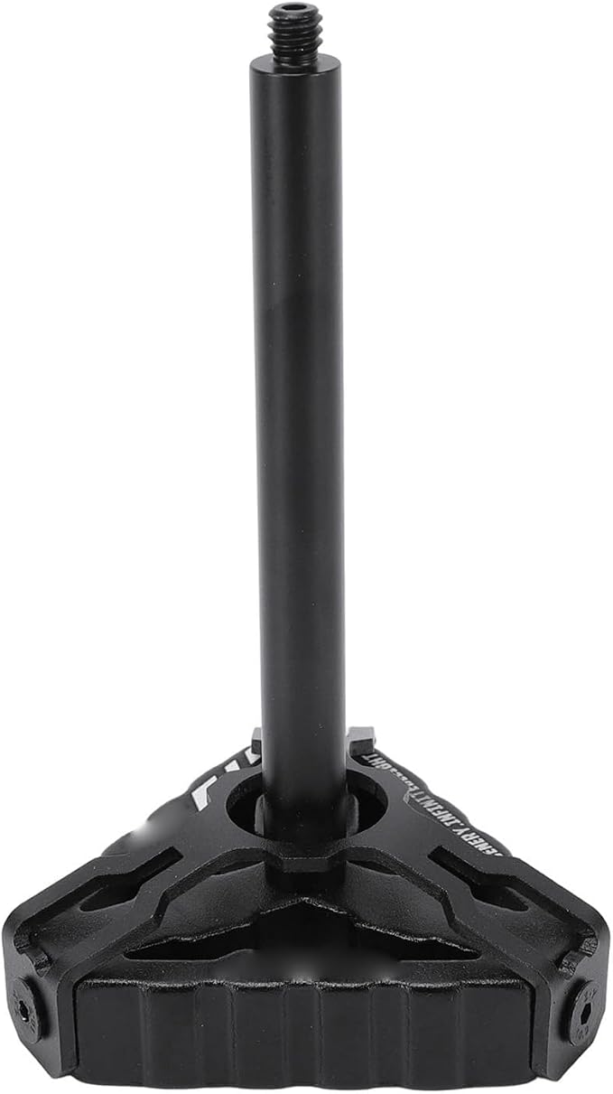 Outdoor Camping Lamp Stand, Aluminum Alloy Light Holder with Triangular Base for Hiking Picnic Backpacking Fishing BBQ Garden