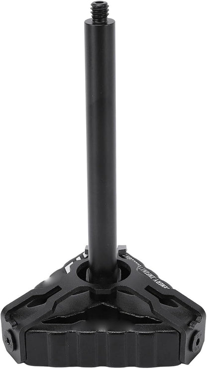Outdoor Camping Lamp Stand, Aluminum Alloy Light Holder with Triangular Base for Hiking Picnic Backpacking Fishing BBQ Garden