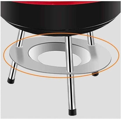 Bbq Grill Charcoal Grill Charcoal Stove Barbecue Grill BBQ Barbecue Stove Outdoor Portable Round BBQ Charcoal Grill With Cover For Outdoor Picnic Barbecue Grill Charcoal Griddle