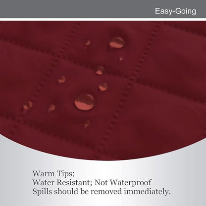 Easy-Going Reversible Couch Cover, Oversized Chair, Christmas Red/Ivory | Machine Washable Slipcover For Dogs, Water Resistant Furniture Mat For Living Room, Non-Slip Sofa Cover, Pet Friendly