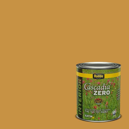 Rodda Paint CASCADIA ZERO Interior Satin Paint & Primer in One, Quart, Child of the Moon