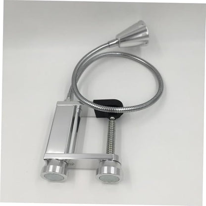Kisangel Outdoor Led BBQ Light Flexible Barbecue Lamp Stylish Grill Lamp Heat Weather Resistant Aluminium Alloy Construction No Battery Included