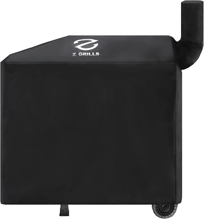 Z GRILLS Pellet Grill Cover 49 Inch | Official Genuine | Upgraded 600D Polyester, Heavy Duty, Waterproof, Weather Resistant Grill Cover for 450 Series, 550B2, 550B4 Smoker (EXL. 550A, 550B, 550C)