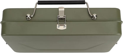 Fydun Portable Charcoal BBQ Grill Folding Notebook Grill for Cam Outdoor Cooking Backyard Picnic Black for Families (Green)