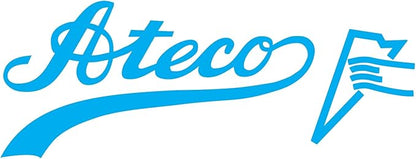 Ateco Pastry Brush, 1.5-Inch Wide Head with Black Boar Bristles, Stainless Steel Ferrule & Wood Handle