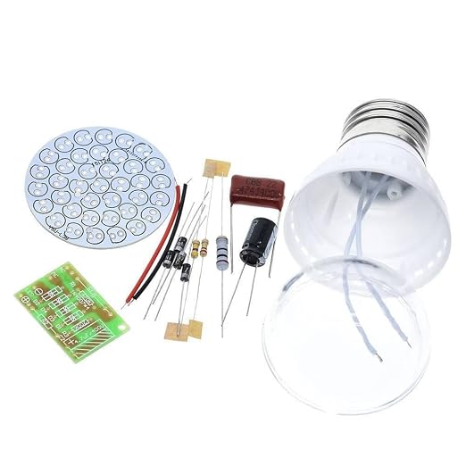 AC 85V-277V Mini Energy-Saving 2.4W 38 LED Lamps DIY Kit for Camping Out in The Wild BBQ Do not Include The led
