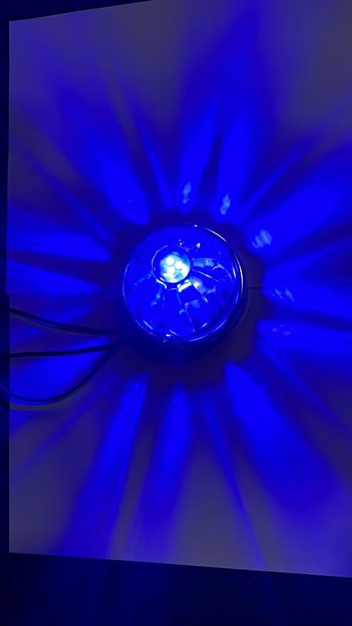 TLM Watermelon Lights led AMS/Legendaria luz de sandía de 3.5 pulgadas/Lente de vidrio (Blue)