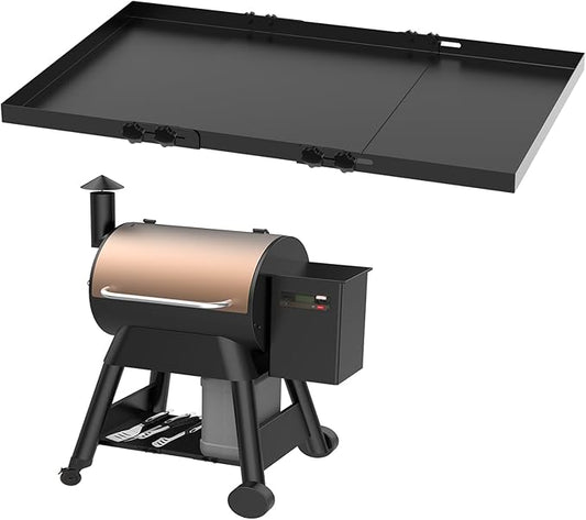 Universal Adjustable Grill Storage Shelf for Traeger Pro Series 780 and Ironwood 885 Pellet Grill, Grill Accessories for Traeger Pellet Grill to Provide More Storage Space