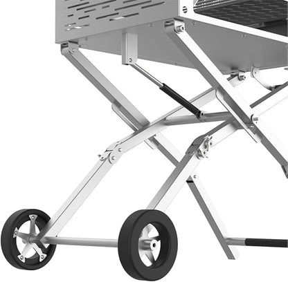 Camping Grill Premium - Stainless Steel Portable Charcoal Grill - BBQ