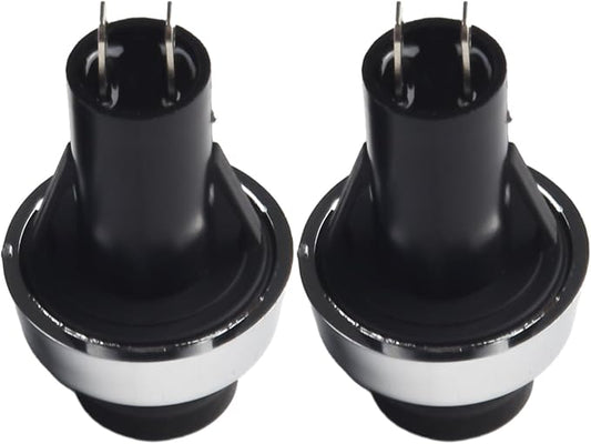 2-Pack Light Switch Replacement Parts 70189 for Weber Gas Grills E-470/E-670/S-460/S-470/S-660/S-670, Momentary Button On/Off Knob Light Control, Easy to Install