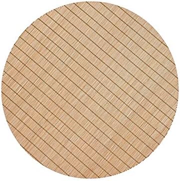 1PCS Round Dining Table Placemat Kitchen Table mat Heat-Resistant Place Mat Stain Resistant Anti-Skid Washable Bamboo Table Mat Placemat