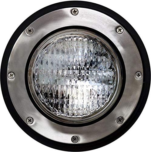 DABMAR LIGHTING LV306-SS304-SLV Well Light W/Out Grill W/Sleeve 35 Watt 12 Volts, Stainless Steel