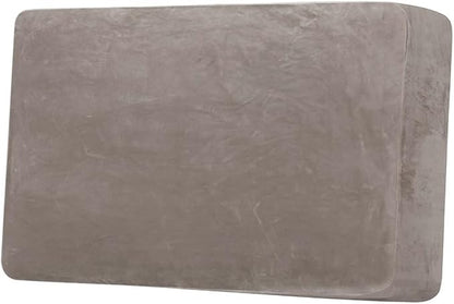 H.VERSAILTEX Velvet Stretch Individual Couch Cushion Cover Plush Slipcover for Loveseat Sofa Furniture Protector Seat Cover (1 Piece Loveseat Cushion Cover, Taupe)