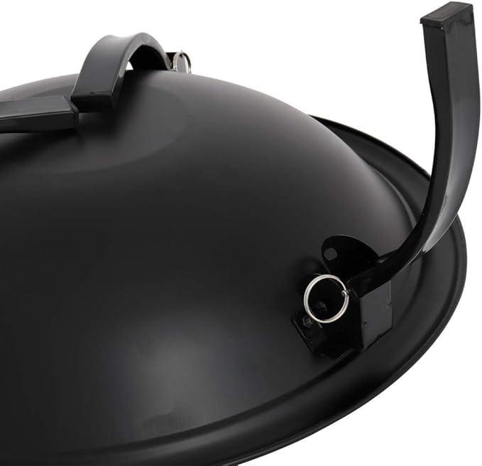 ZOKOP 21 Inch Charcoal Grill (with Charcoal Net) Carrying Bag, Black