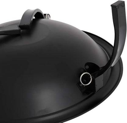 ZOKOP 21 Inch Charcoal Grill (with Charcoal Net) Carrying Bag, Black