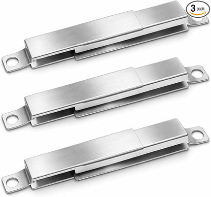 3Pack 304 Stainless Steel Adjustable Carryover Tubes - 5"–9.5" Universal Crossover Tubes Replacement Parts for Charbroil & Kenmore & Others Most 3-4 Burners Grills