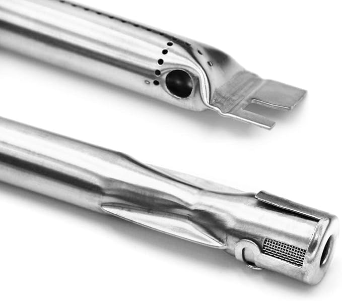 Hongso 34 1/4" SS Burner Tube Set and 24.5" Flavorizer Bars Replacement for Weber Genesis 300 Series E-310 E-320 EP-310 EP-320 S-310 S-320 Gas Grills (with Side Control Panel Only), 67722 7539 7540