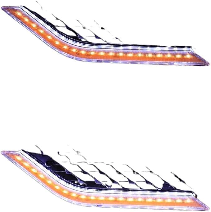 LED Radiator Grill Panel Light Compatible With Goldwing 1800 GL1800 Tour 2018 2019 2020 2021 2022 2023 2024(Smoke Lens)