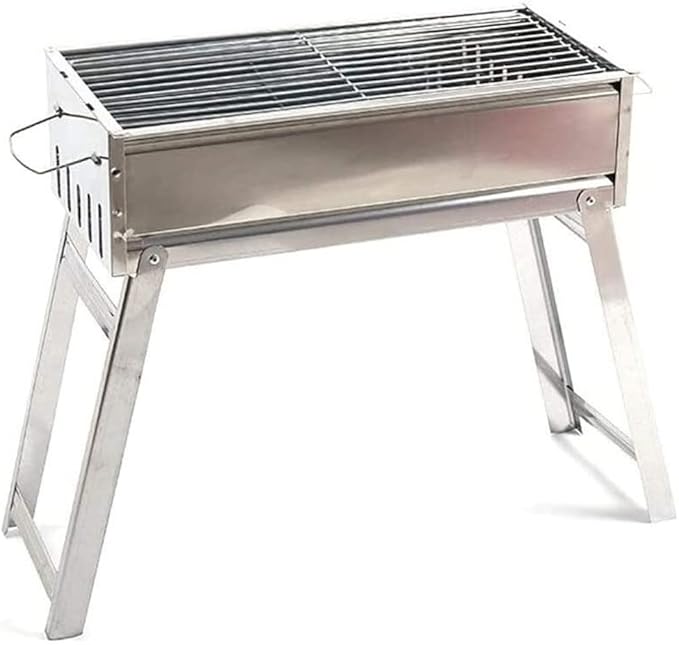 IRYZE Portable Charcoal Grill Home Barbecue Charcoal Barbecue Grill Shelf Outdoor Grill 3-8 People BBQ Utensils BBQ Grill for Outdoor (Size : 62cm)