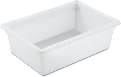 Rubbermaid Commercial Products Food Storage Box/Tote for Restaurant/Kitchen/Cafeteria, 12.5 Gallon, White