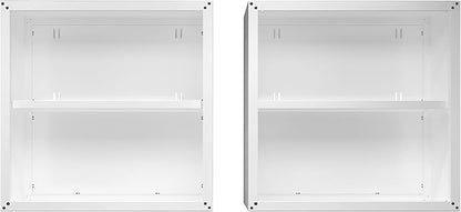Manhattan Comfort Fortress Storage Units, White