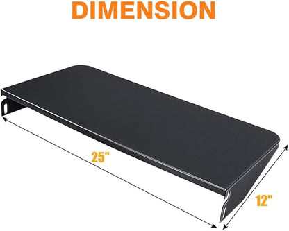 Folding Front Shelf for Traeger Pro 22, Pro 575, and Ironwood 650 Pellet Grills – BAC362 Grill Accessory, 25" x 12", Heavy-Duty Steel Table with 60 lb Support, Foldable Prep and Storage Station