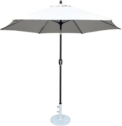 9 ft Umbrella with Antique White Color Polyester Cover